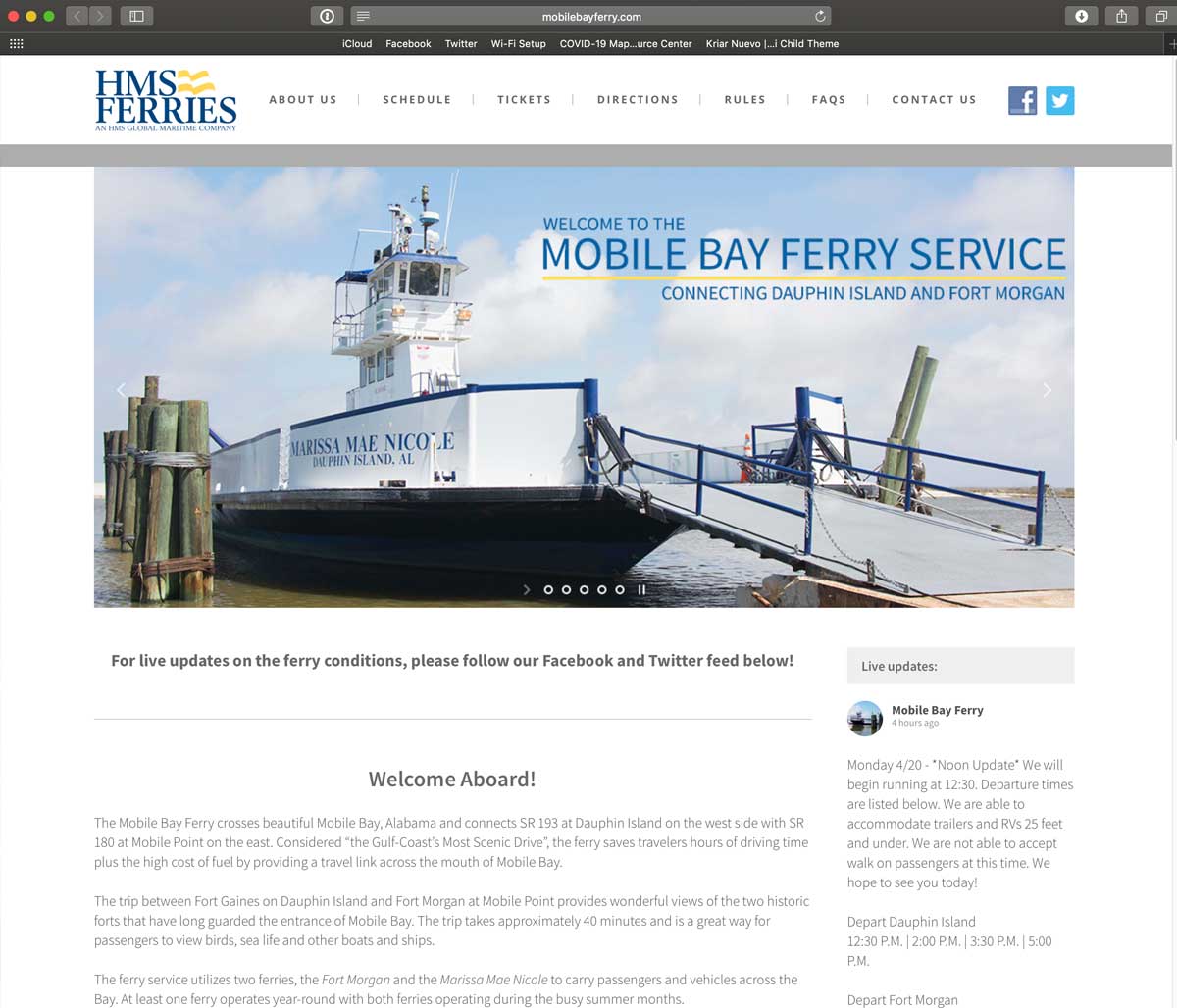 Mobile Bay Ferry Service