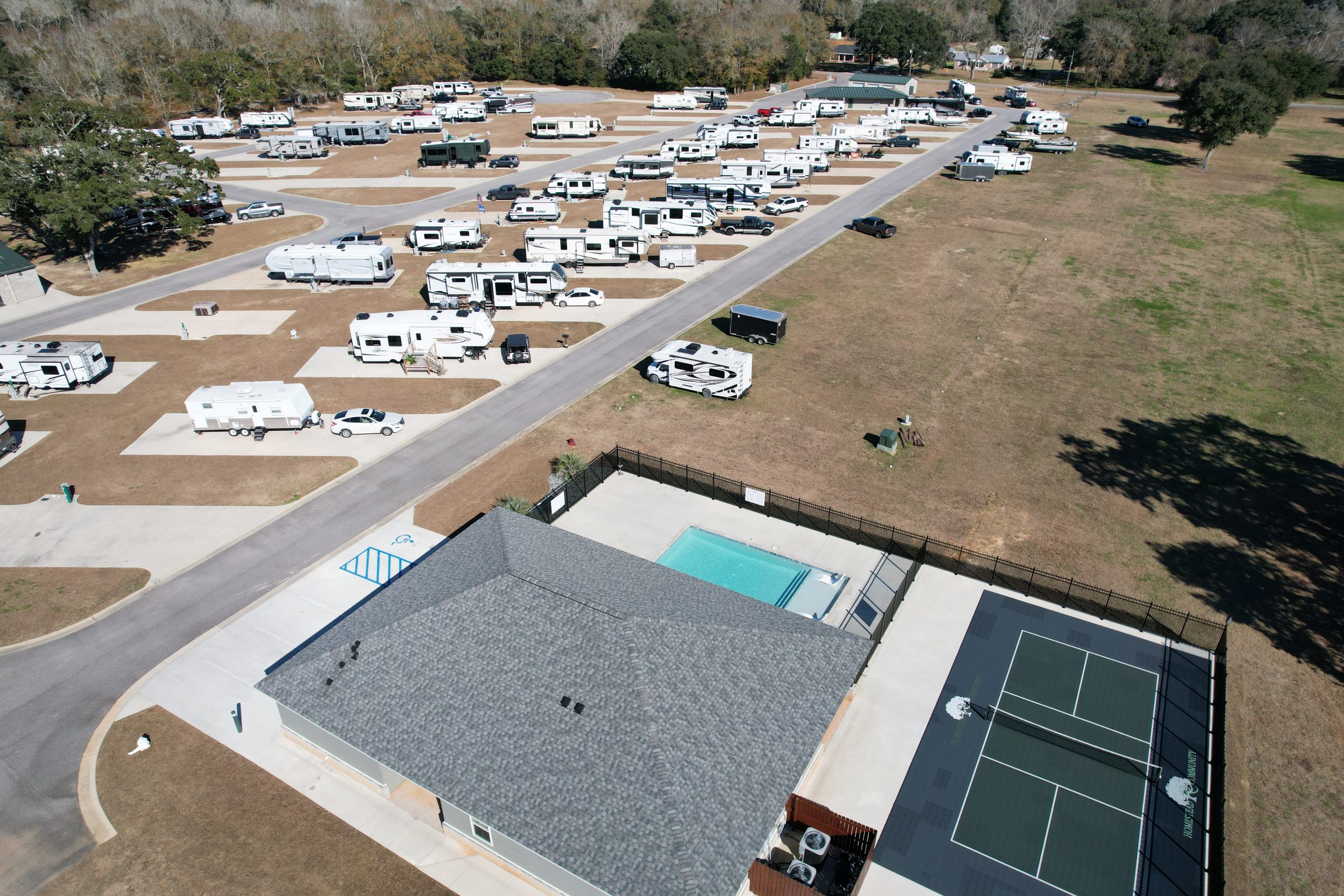All the RV lots at Homestead RV Comminuty