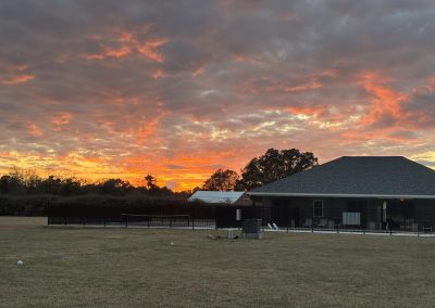 Sunset sky at Homestead RV Community